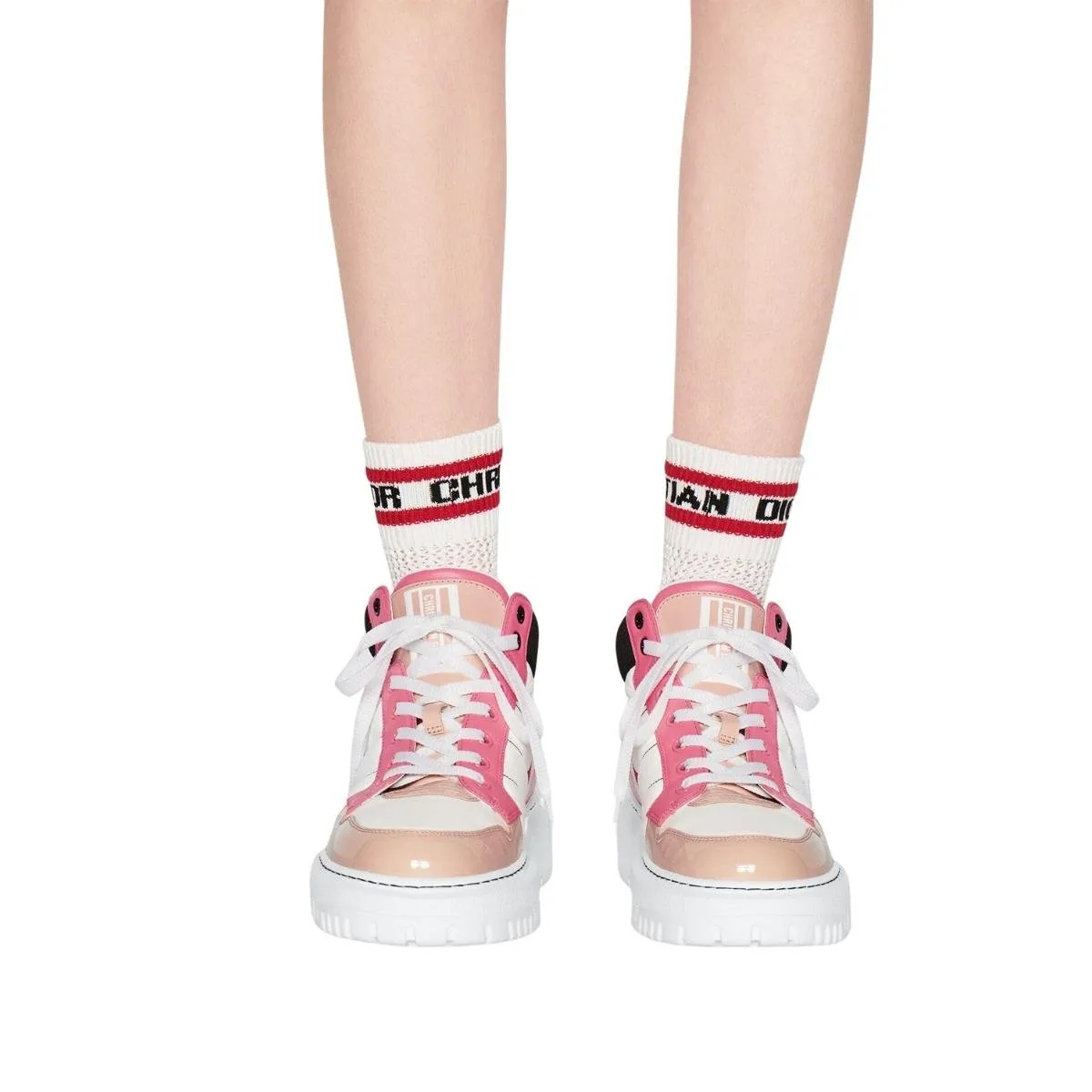D-Player Leather Sneakers