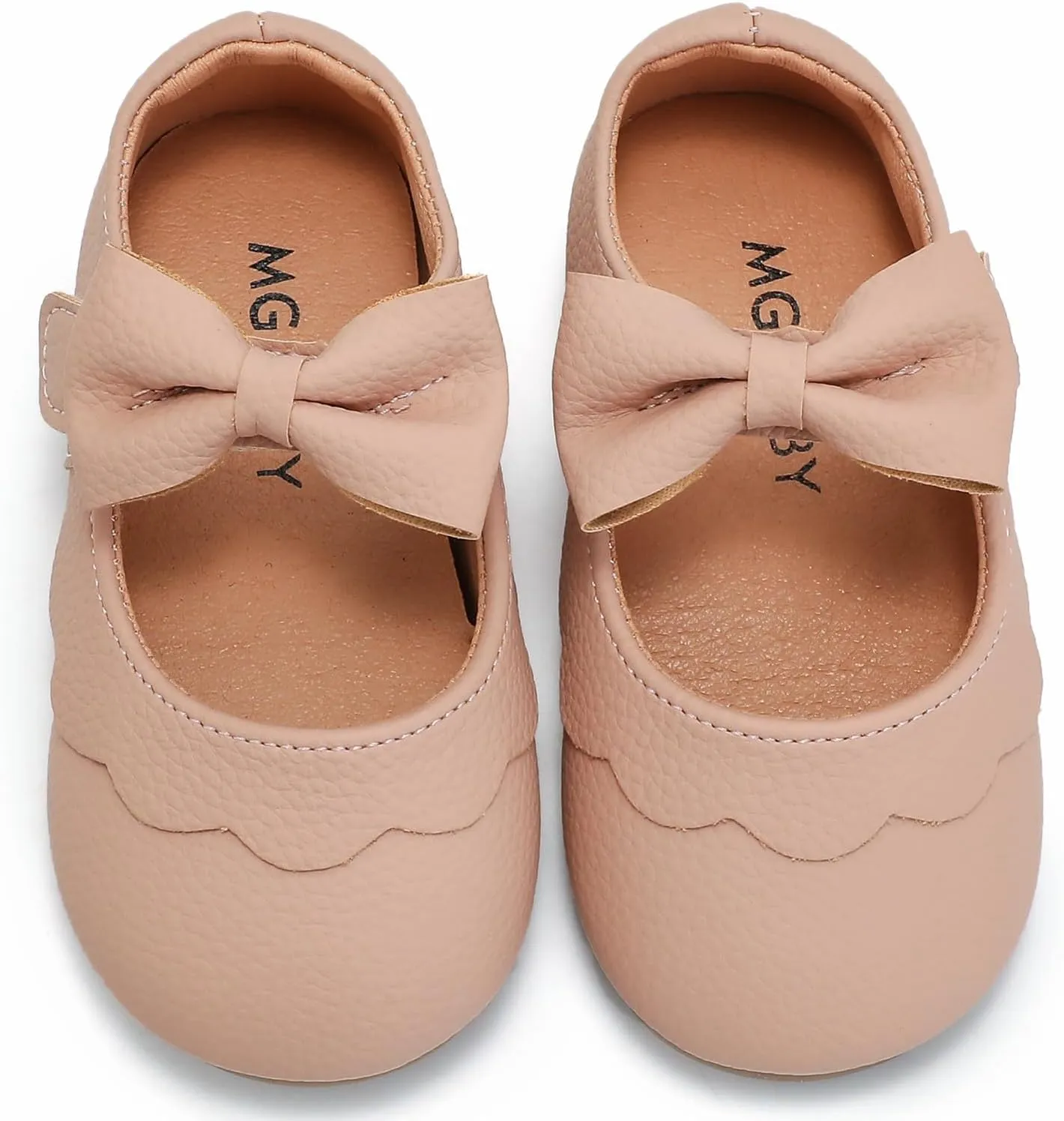 DADAWEN Girl's Classic Mary Jane Flats School Uniform Shoes Dress Shoes Party Wedding Shoes