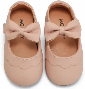 DADAWEN Girl's Classic Mary Jane Flats School Uniform Shoes Dress Shoes Party Wedding Shoes