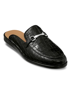 Darren Backless Loafer - Black