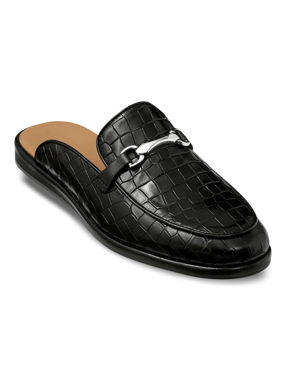 Darren Backless Loafer - Black