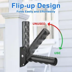 DIVENT-Flip-up Assisted Grips for doorways and Stairs, Safety Assisted Handles for The Elderly, Assisted Support Grips for doorways, Suitable for The Elderly and The Disabled