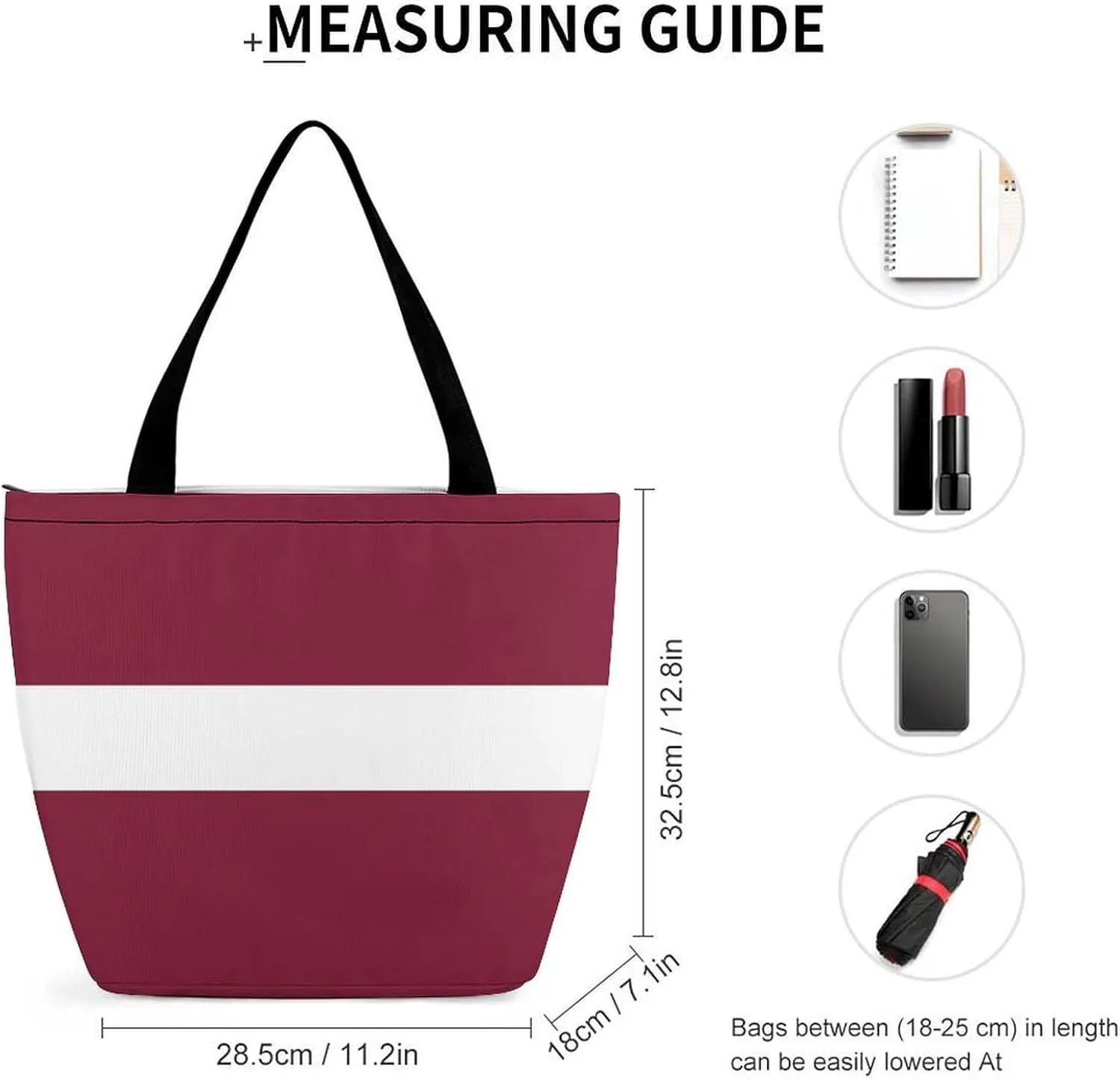 Djibouti Flag Women's Large Tote Handbag with Zipper for Work and Travel Convenience