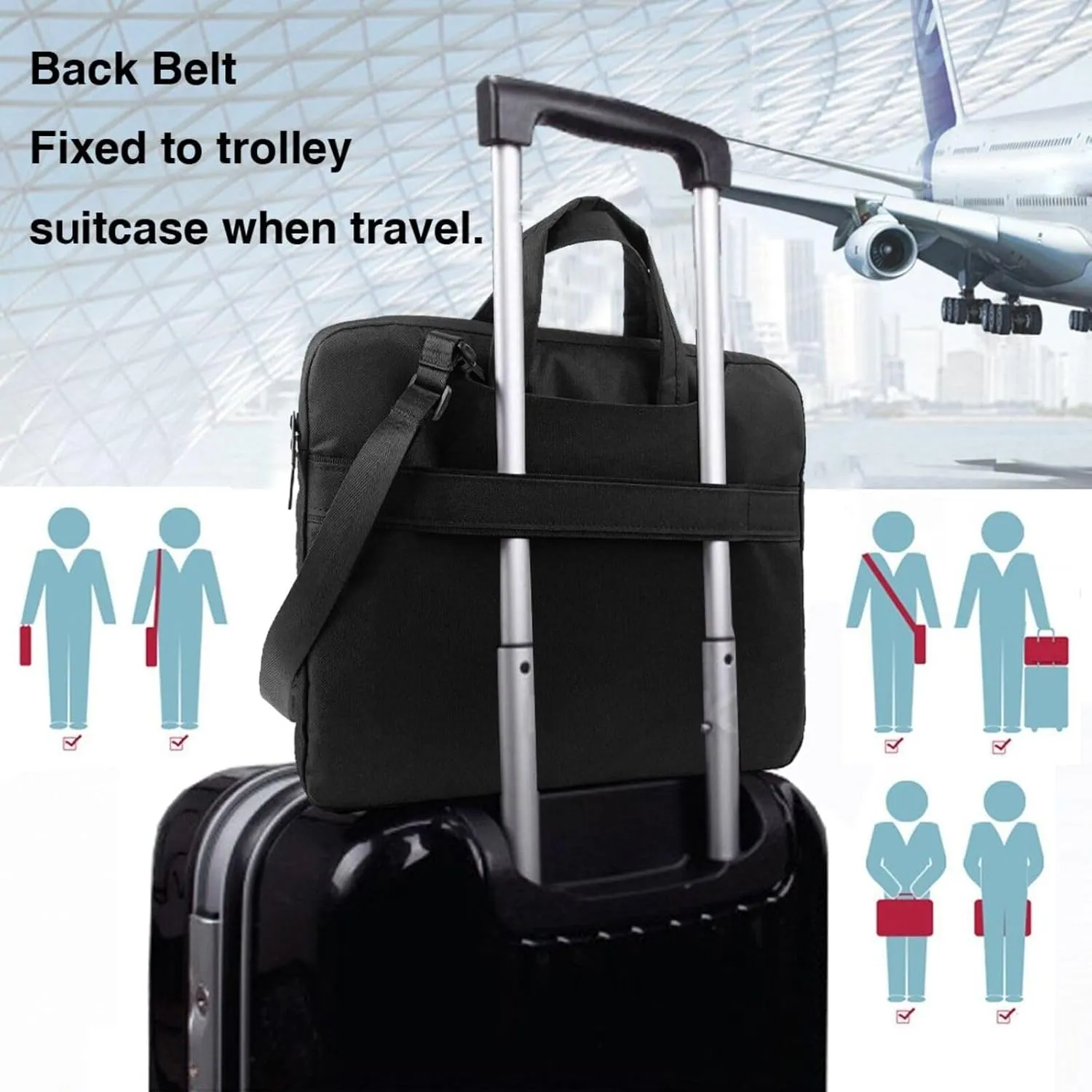 Dreamy Expanse Print Laptop Bag, 13-15.6 inch Work Tote Briefcase Messenger Bag Gifts for Men Women
