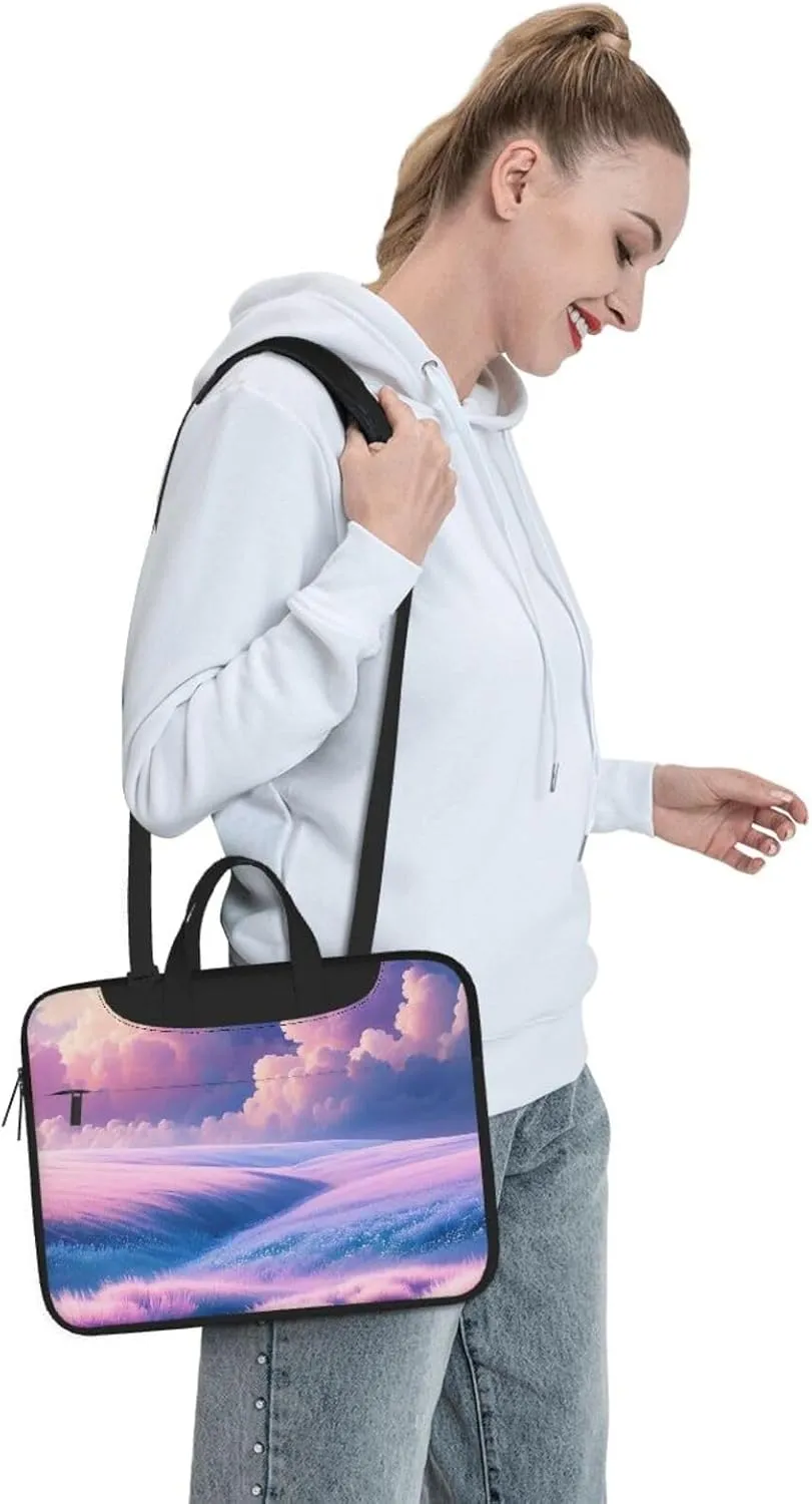 Dreamy Expanse Print Laptop Bag, 13-15.6 inch Work Tote Briefcase Messenger Bag Gifts for Men Women