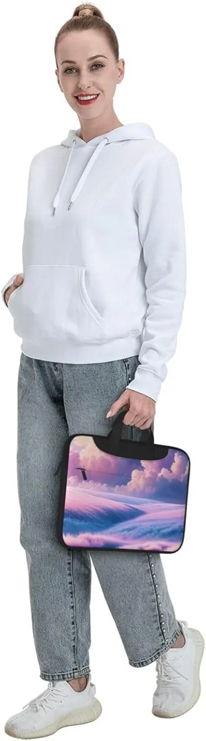 Dreamy Expanse Print Laptop Bag, 13-15.6 inch Work Tote Briefcase Messenger Bag Gifts for Men Women