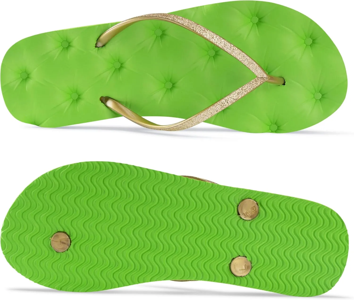 DUDHUH Slippers For Women Soft Flip Flops Summer Slim Casual Women's Sandals