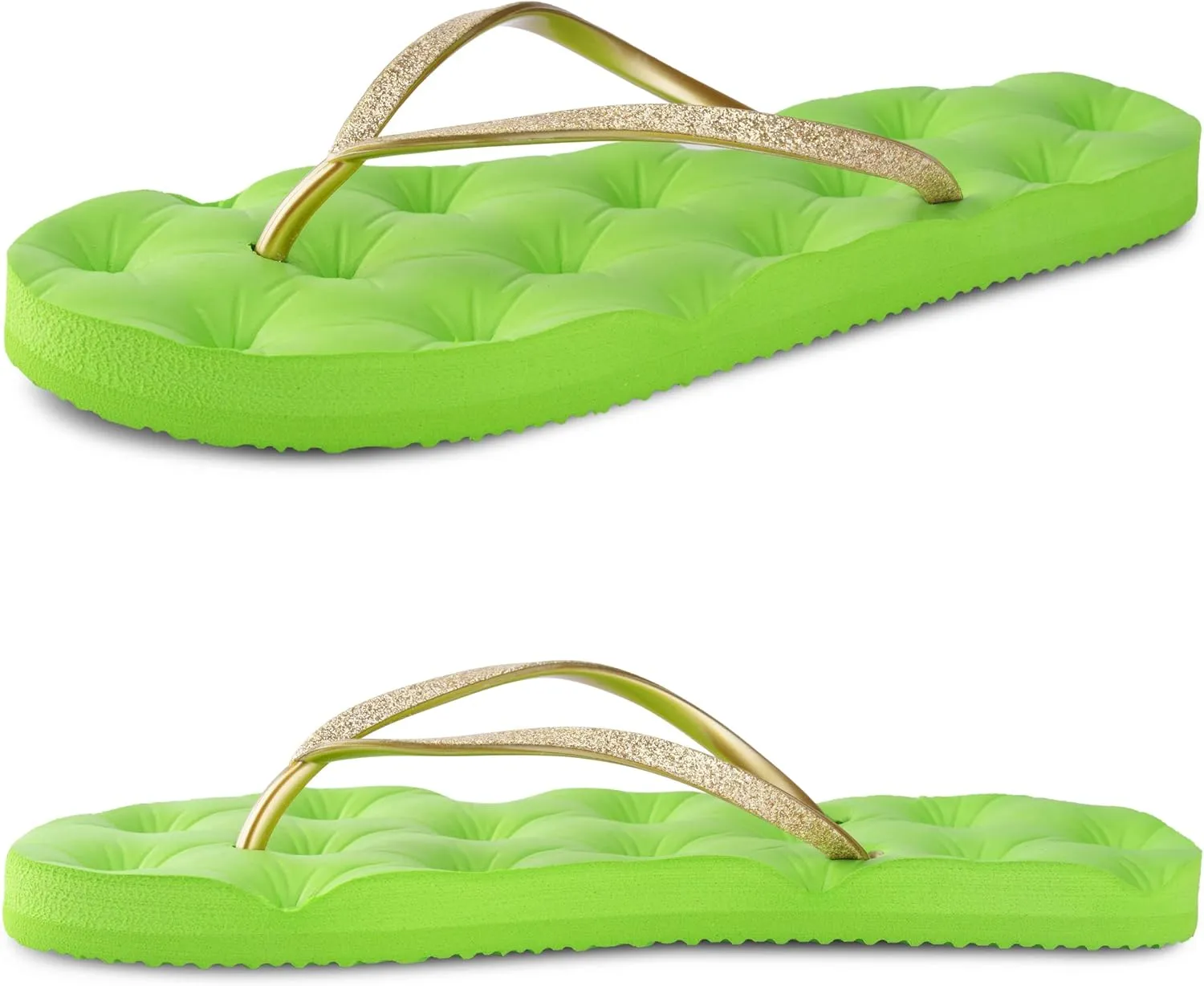 DUDHUH Slippers For Women Soft Flip Flops Summer Slim Casual Women's Sandals