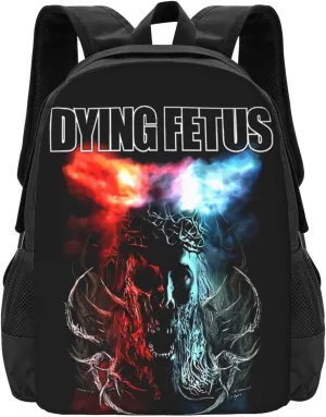 Dying Musics Fetus Band Backpack Large Capacity Backpacks Minimalist Leisure Travel Daypack 16.5 inch