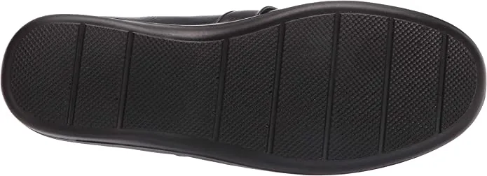 Easy Street womens Flat Sneaker, Black, 6.5 US