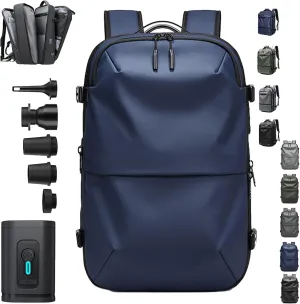 Easy Vac Pack Backpack, Easy Vac Backpack, Easyvacpack 60l Large Capacity Waterproof Anti-Theft Travel Bag (Prestige-Blue)