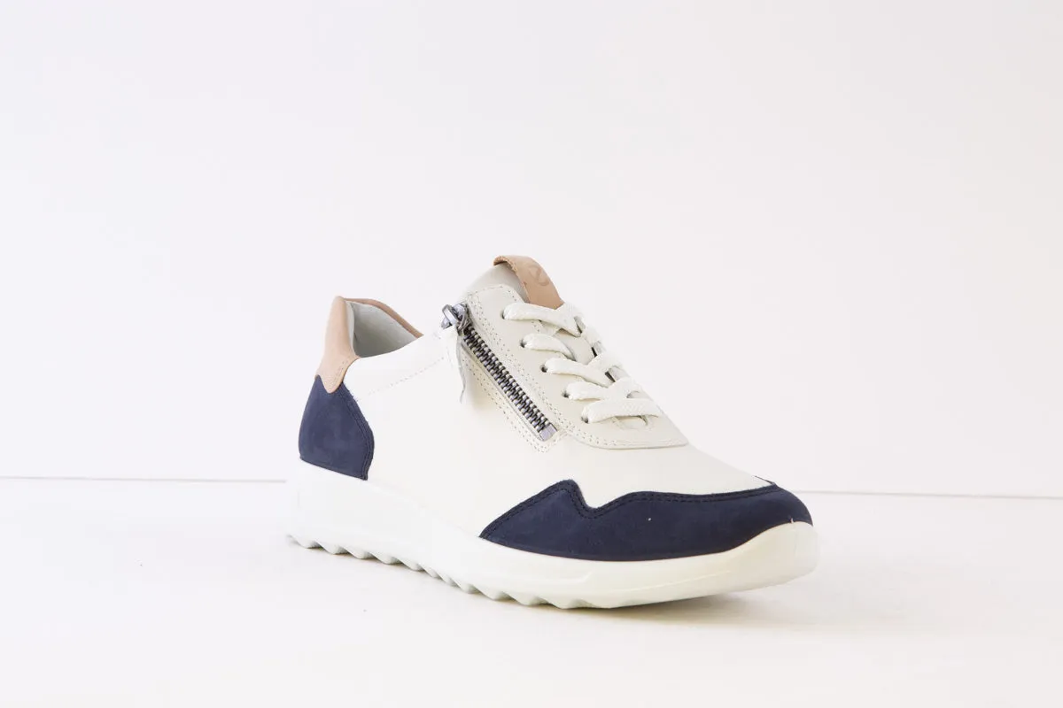 ECCO - 292453 60716 LACED SHOE - CREAM MULTI