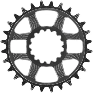 e*thirteen Helix R Chainring - 28t, 11/12-Speed, 52/55mm Flip Flop CL, 3.5mm Offset, e*thirteen DM, Black