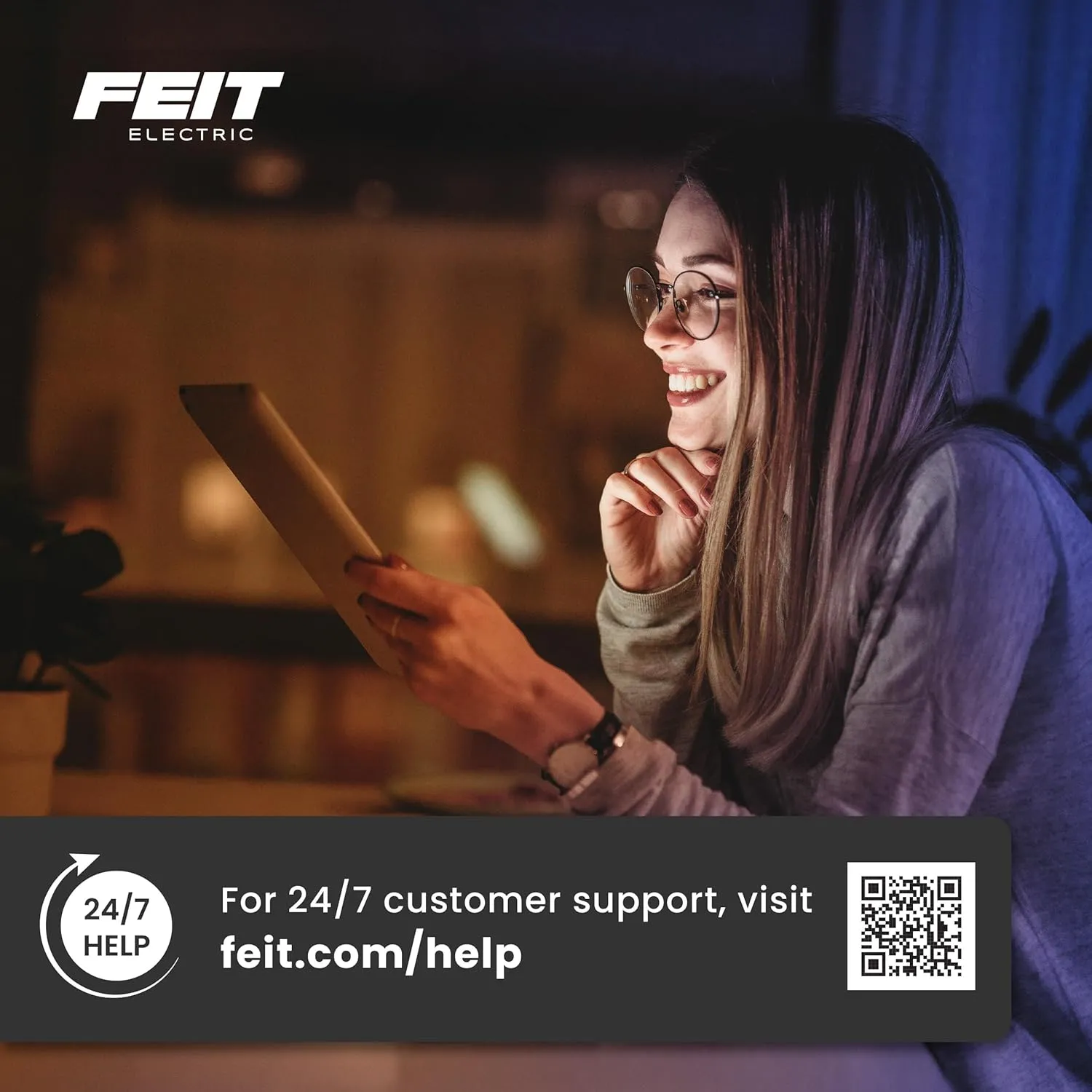Feit Electric LED Downlight Retrofit Kit with Baffle Trim, 75W Equivalent, 5/6-Inch Dimmable Recessed Can Light, Adjustable White 2700K-5000K, 90  CRI, 50,000-Hour Lifetime, LEDR56B/6WYCA/MP/6