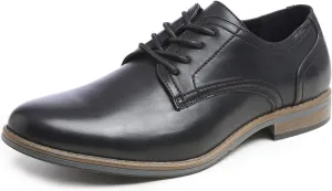 FEVERSOLE Men's Classic Dress Oxford Vegan Leather Casual Derby Shoes