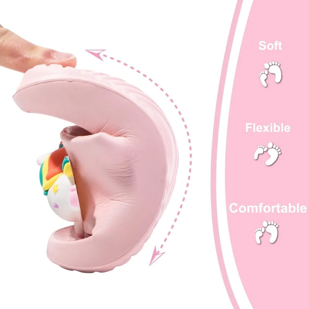 Fiedaz Kids Slides for Girls Boys Toddler Cloud Slides Animal Quick Drying Beach Slides Toddler Pool Shower Flip Flops Slippers