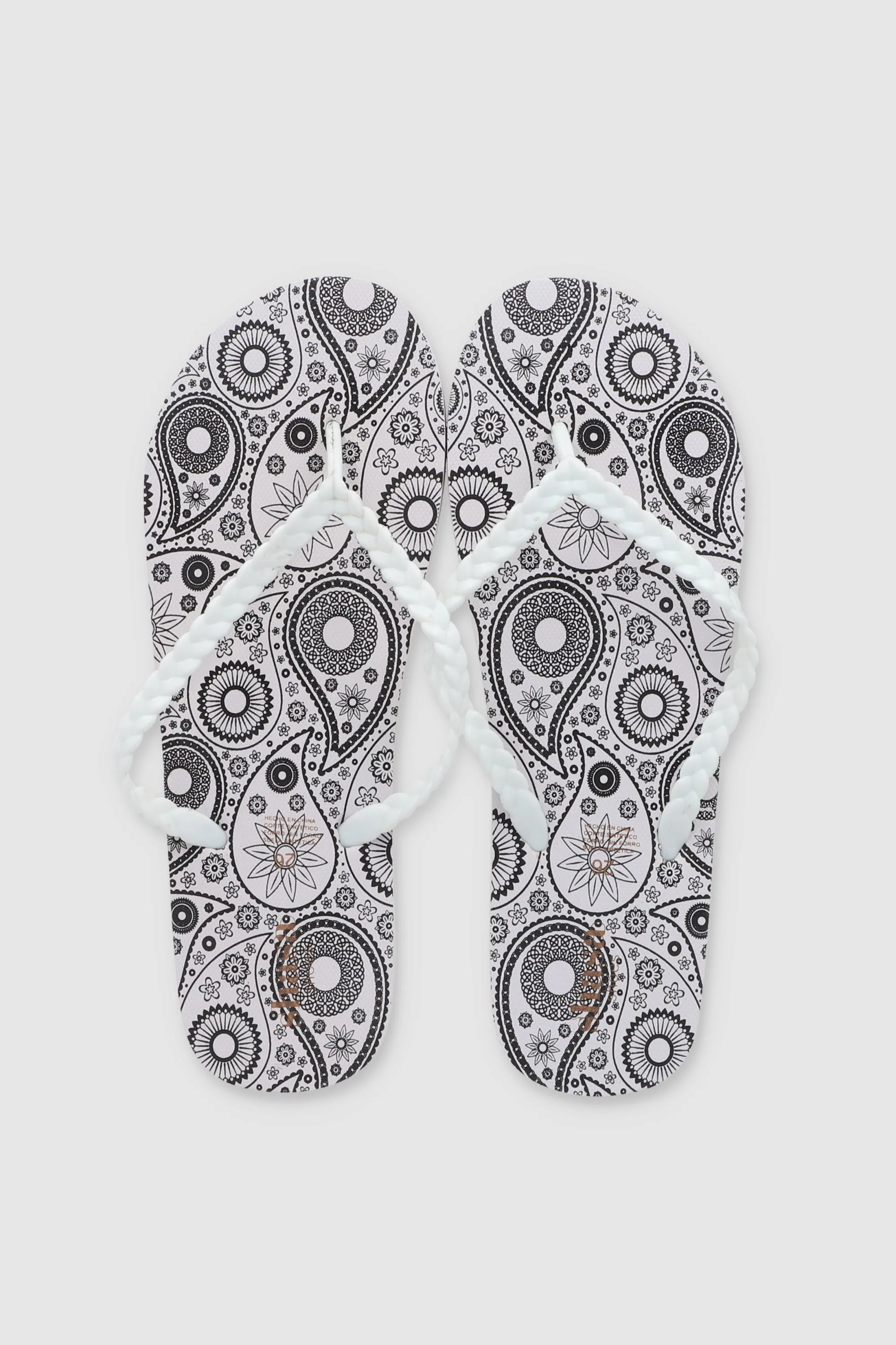 FLIP FLOP CHINELA TRENZA PRINT