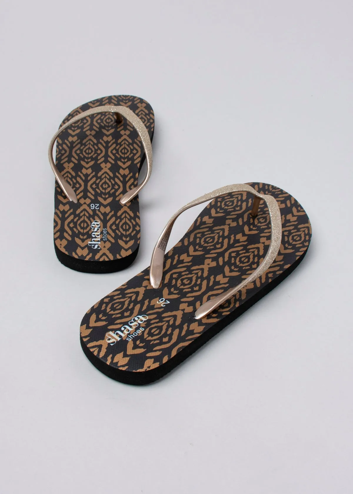 Flip flop rombos tribal