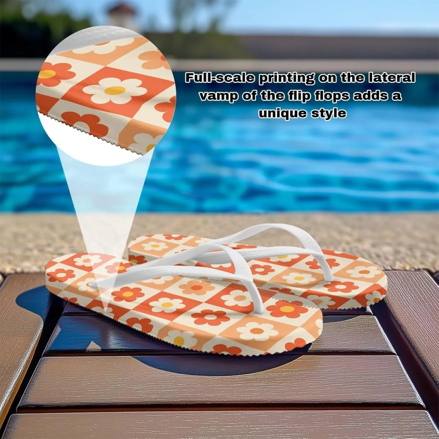 Flip Flops for Women EVA Sole Yoga Mat Comfortable Summer Beach Walking Thong Cushion Sandals Slip On Outdoor Indoor