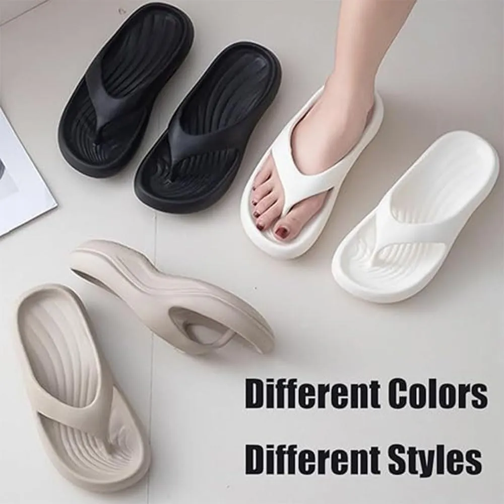 Flip Flops With Arch Support for Women Sandals for Plantar Fasciitis for Women Pillow Soft Summer Beach Shoes