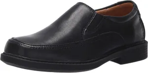 Florsheim Bogan Jr II Boys' Toddler-Youth Slip On, 3.5 M US Big Kid, Black