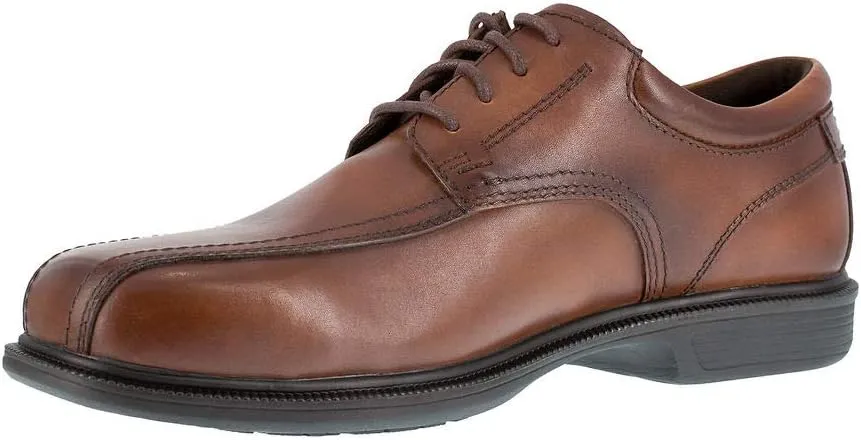 Florsheim Mens Coronis Slip Resistant Steel Toe Work/Duty - Black