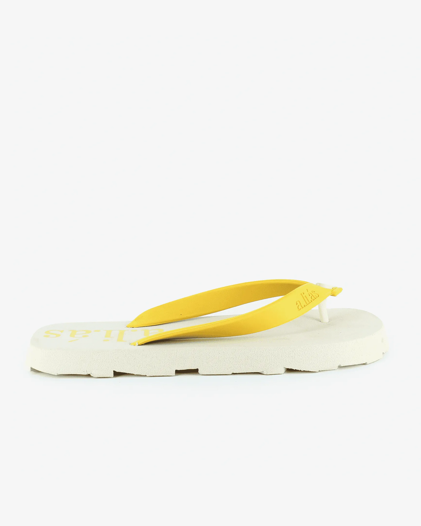 Flos Rubber Flip Flops | Off-White/Celery