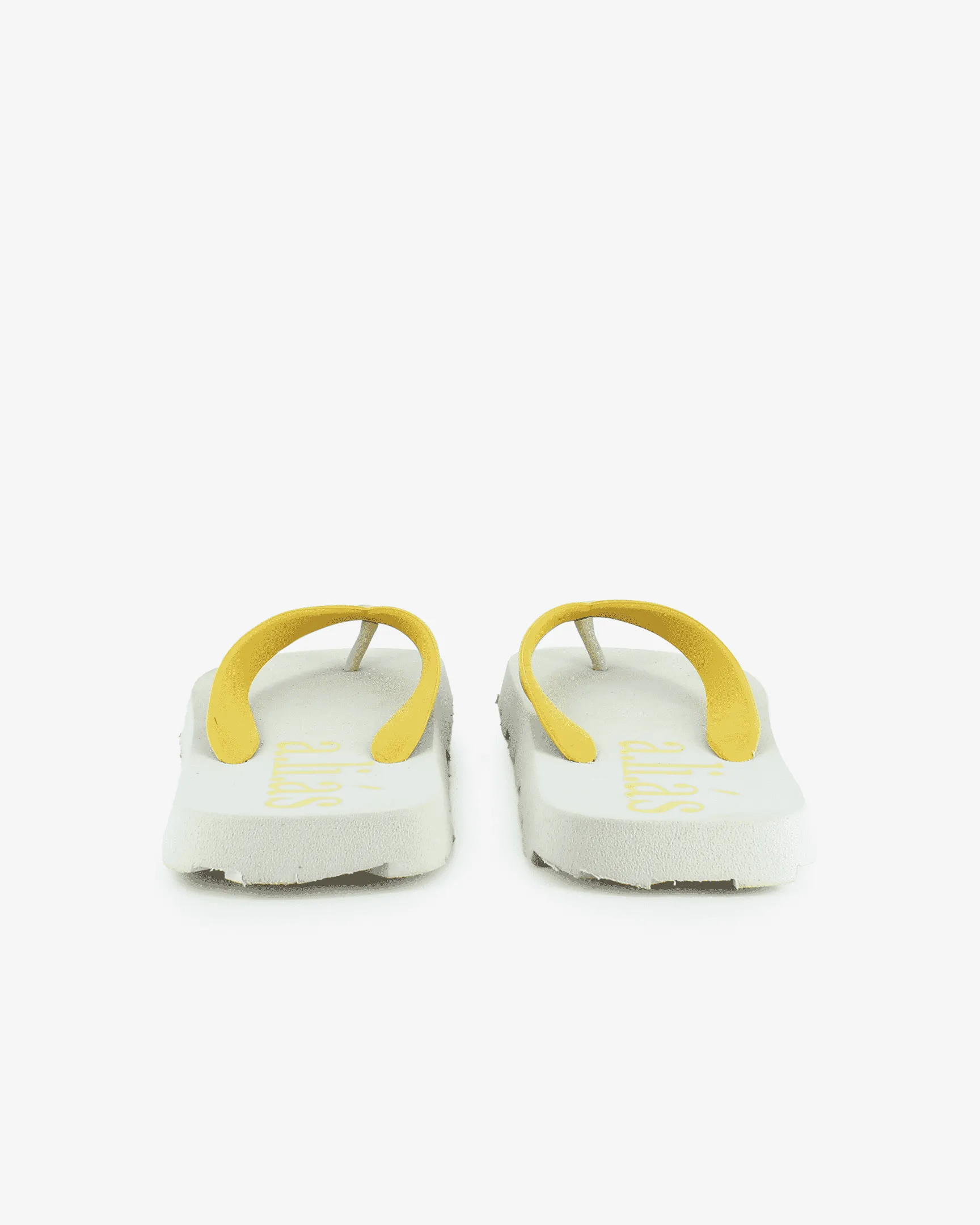 Flos Rubber Flip Flops | Off-White/Celery