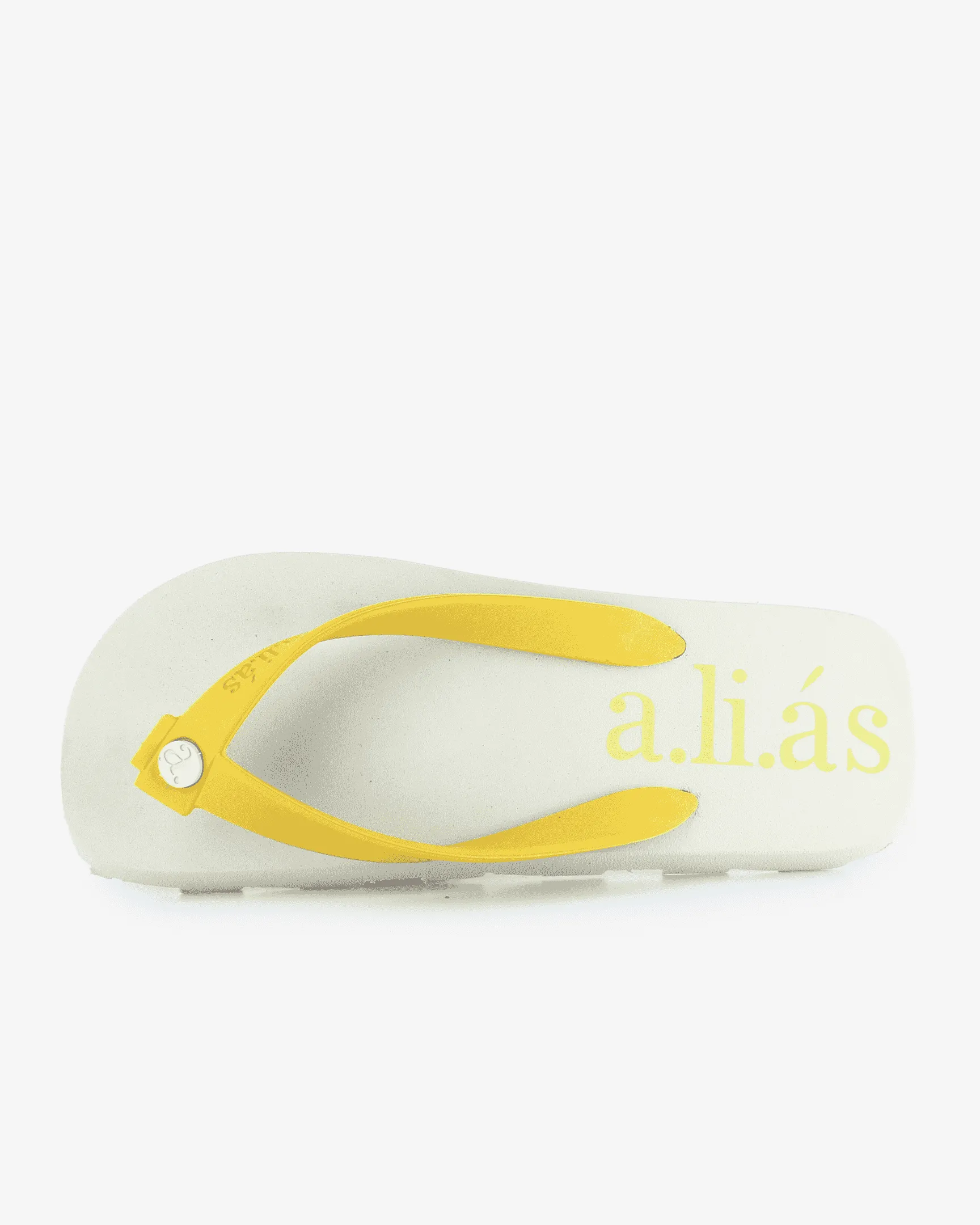 Flos Rubber Flip Flops | Off-White/Celery