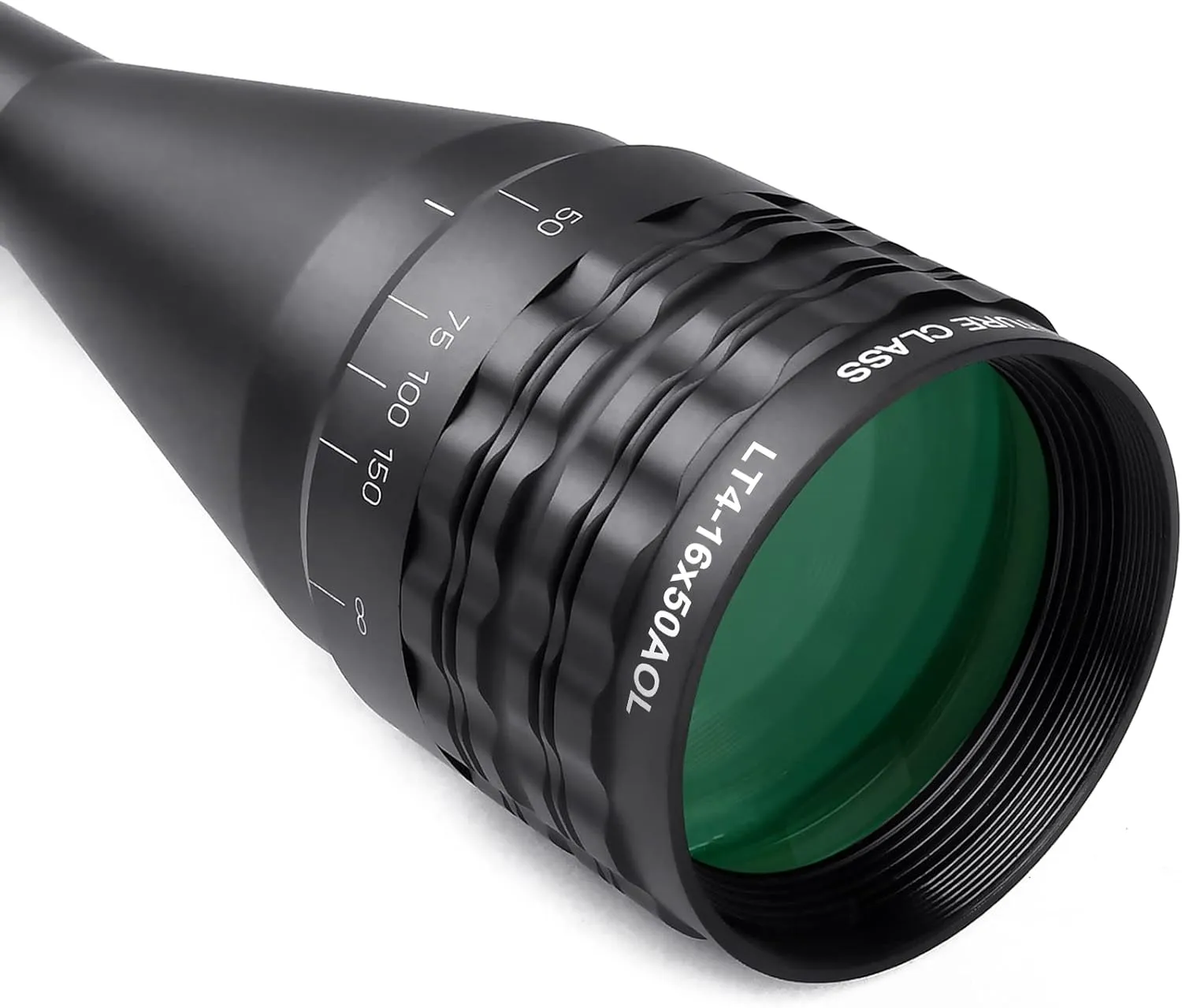 FSI 4-16x50 / 6-24x50 Rifle Scope w/Front AO Adjustment, Red/Blue/Green Illuminated Reticle with Picatinny Scope Rings