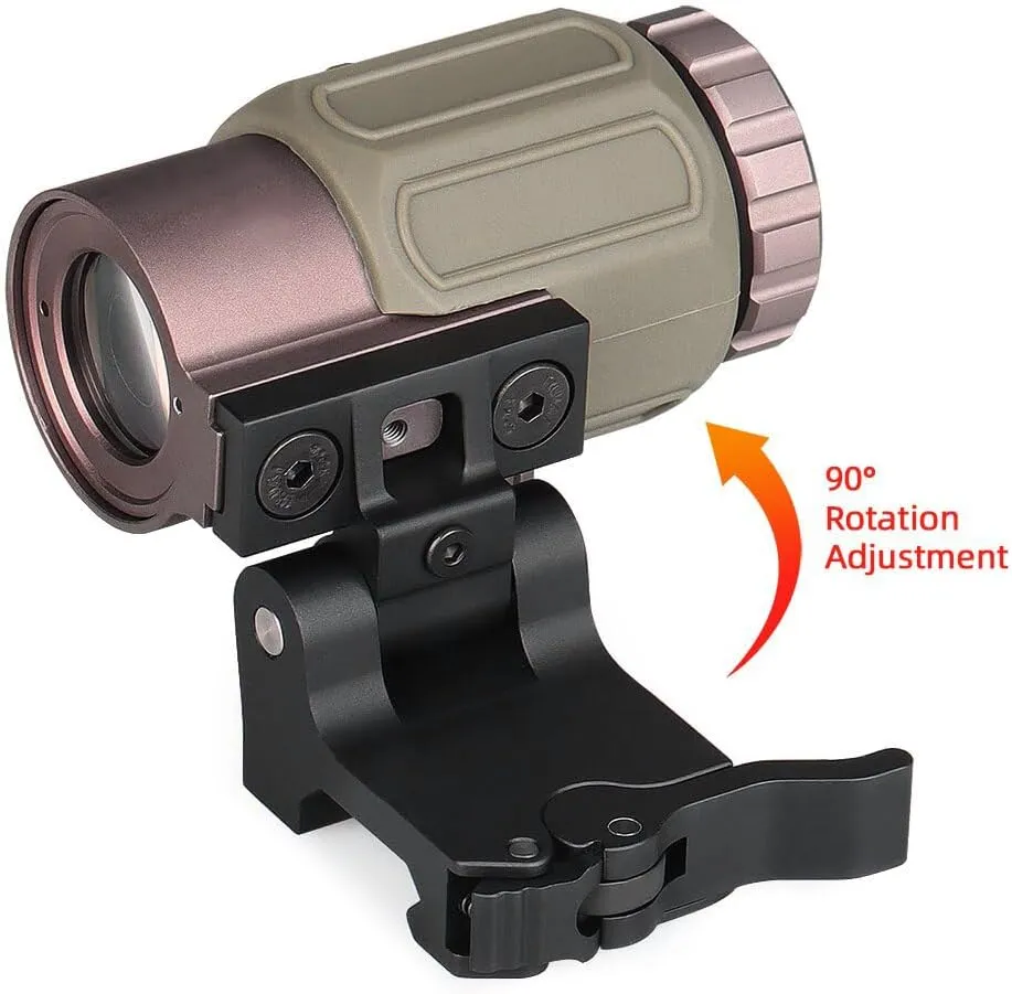 G33/G43/G45 3X/5X Riflescope Magnifier for Holographic Sights & red dot Sight