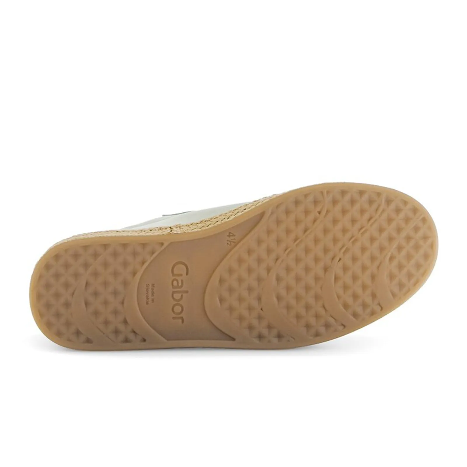 Gabor 63270 Braided Jute Sneaker (Women) - Caspian Nappa/Mint/Jute