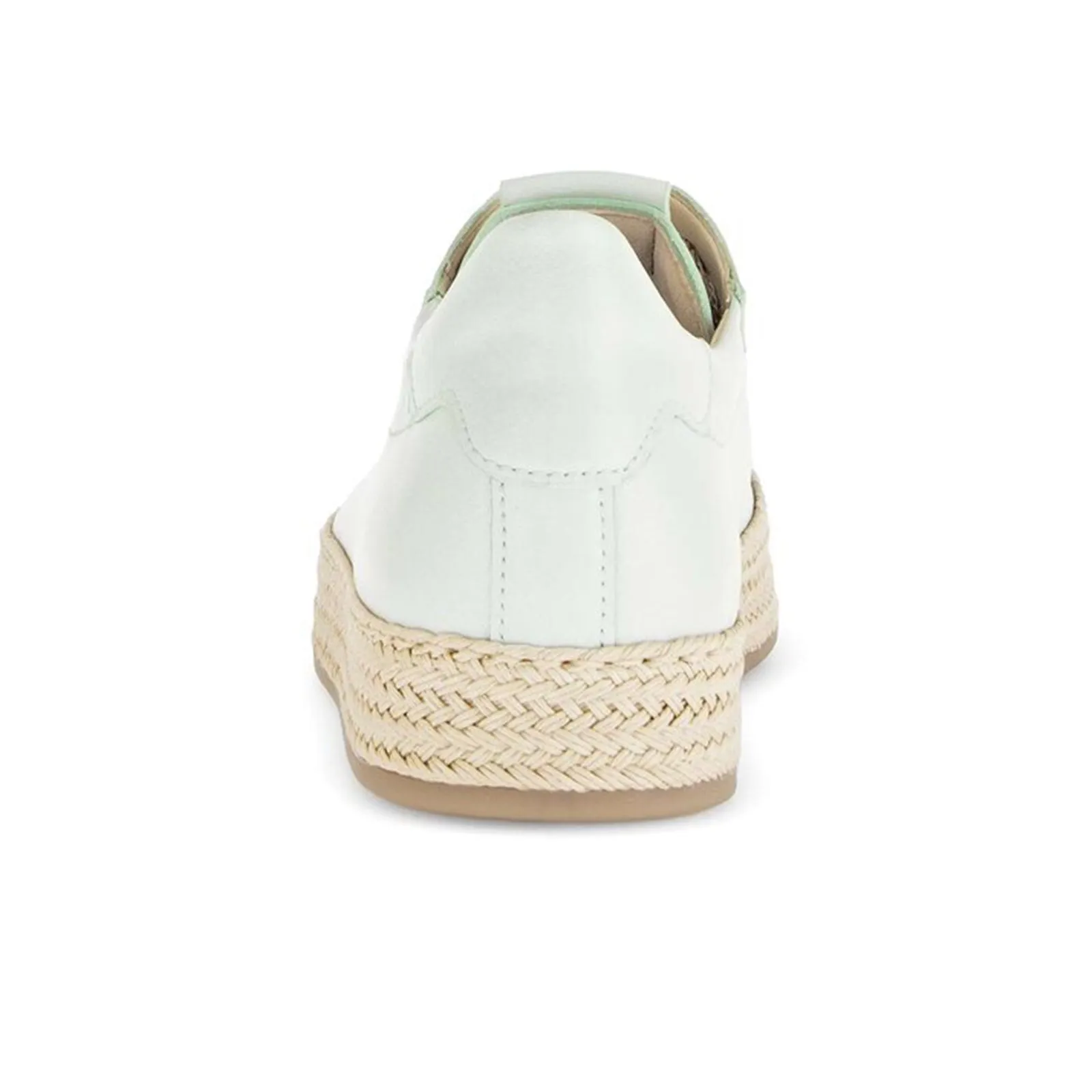 Gabor 63270 Braided Jute Sneaker (Women) - Caspian Nappa/Mint/Jute