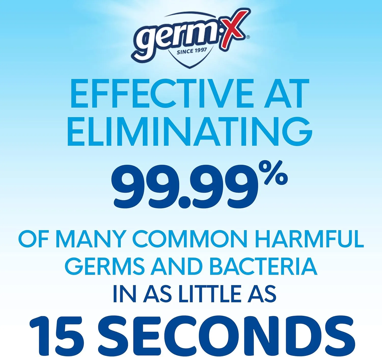 Germ-X Advanced Hand Sanitizer, Non-Drying Moisturizing Clear Gel, Instant and No Rinse Formula, Pump Bottle, 8 Fl Oz (Pack of 6)