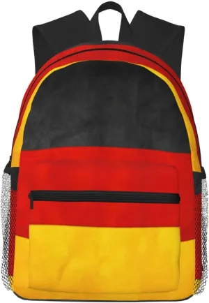 Germany Flag Backpack Large Sports Bag, Best for Basketball, Soccer, Volleyball, Swim, Gym, Travel