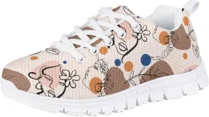 Girls and Boys Funny Dog Print Tennis Shoes Kids Lightweight Mesh Cute Running Shoes