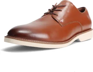 Gunnar and Troy Sentinel Soft Leather Mens Dress Shoes | Classic Lace-up Wingtip Oxford Shoes | Classic Modern Leather Shoes for Men
