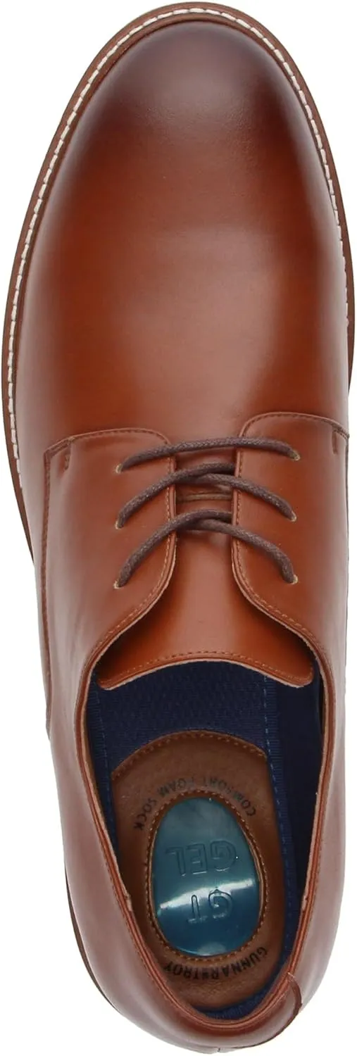 Gunnar and Troy Sentinel Soft Leather Mens Dress Shoes | Classic Lace-up Wingtip Oxford Shoes | Classic Modern Leather Shoes for Men