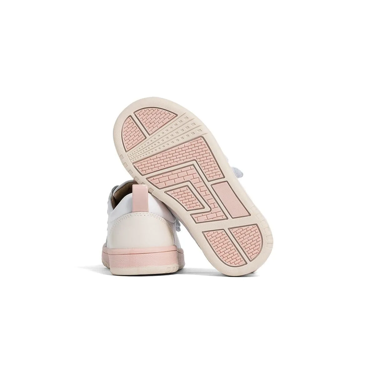 Happy Trainer in White/Blush