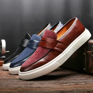 Harrison Leather Suede Loafer