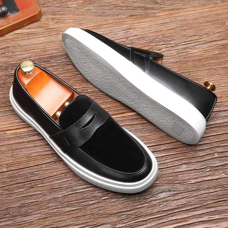 Harrison Leather Suede Loafer