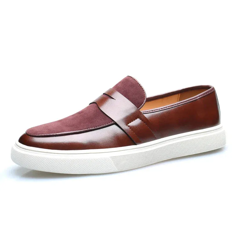 Harrison Leather Suede Loafer