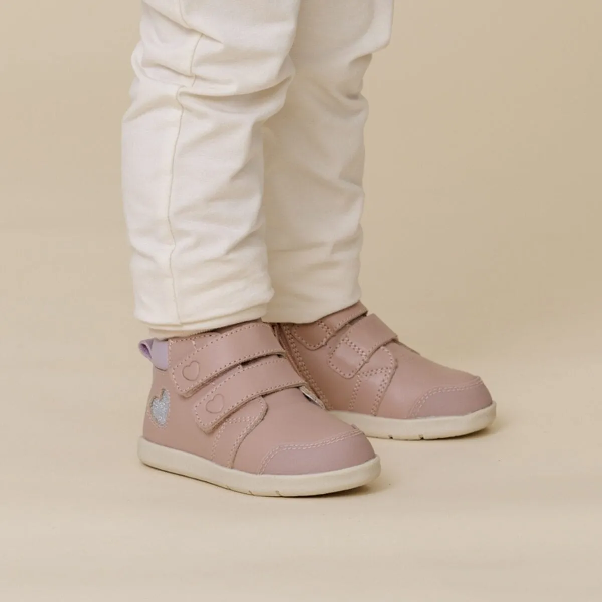 Heart Boot in Blush