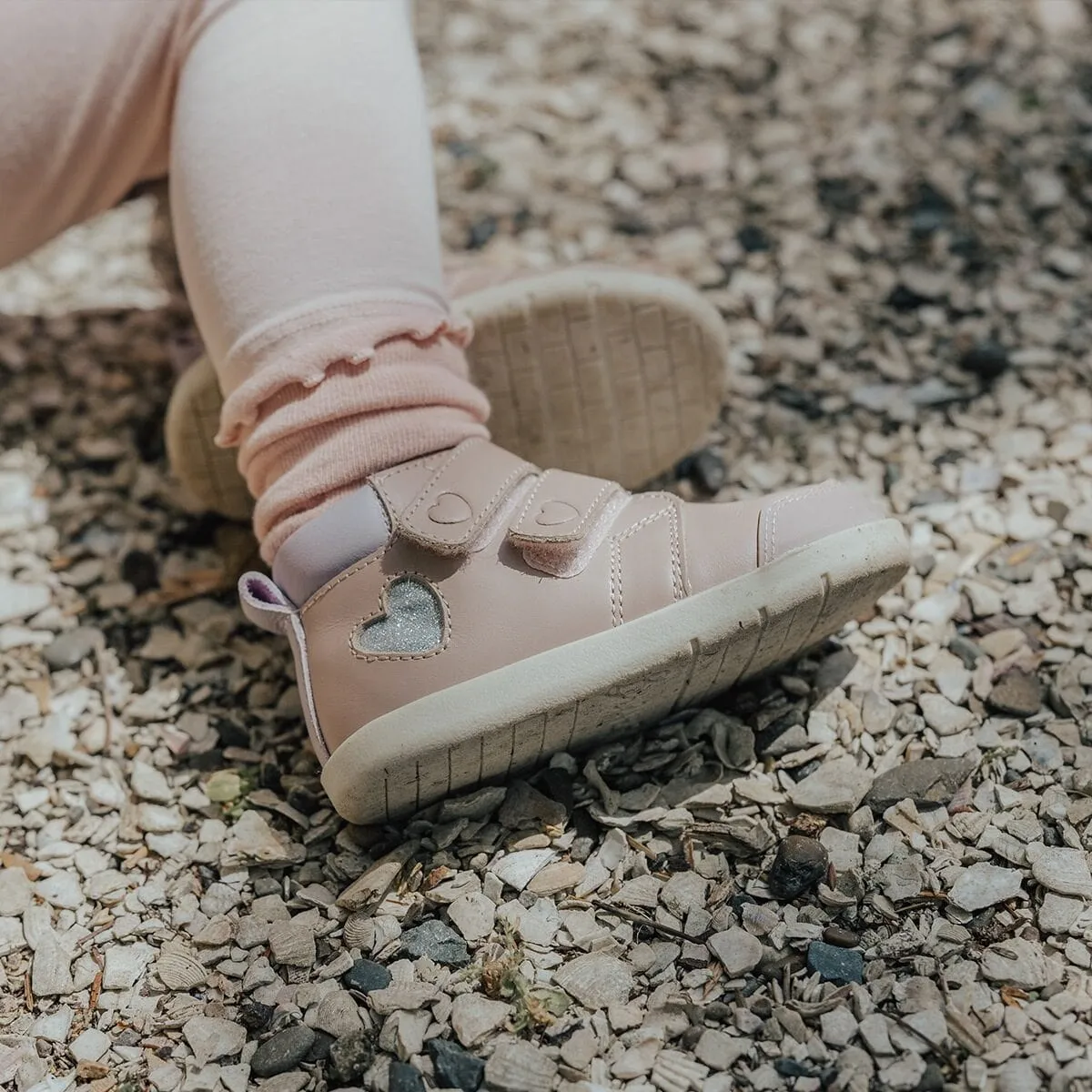 Heart Boot in Blush