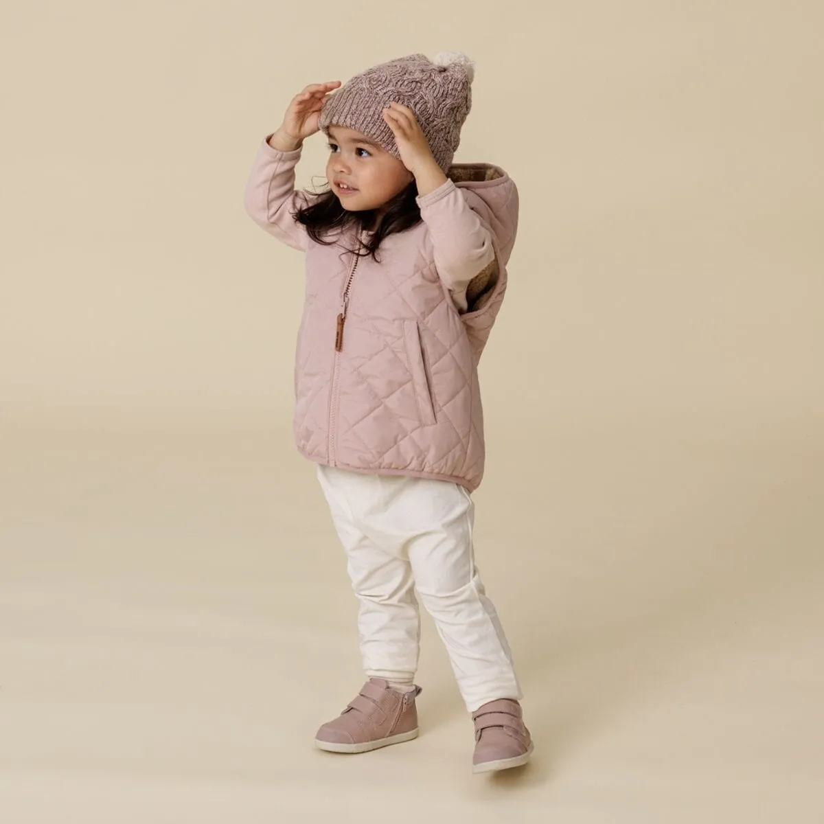 Heart Boot in Blush