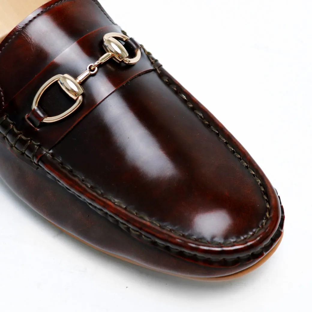 Horsebit Classy Loafer European Brush Off Burgundy