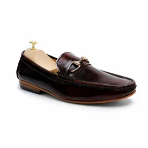 Horsebit Classy Loafer European Brush Off Burgundy