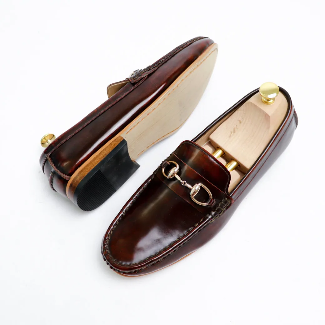 Horsebit Classy Loafer European Brush Off Burgundy