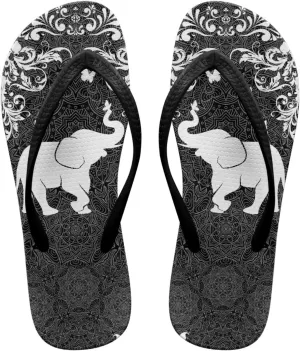 Howilath Animal Pattern Women Sandals Non-Slip Flip Flops for Women Beach Thong Sandals Bathroom Shower Shoes with EVA Sole