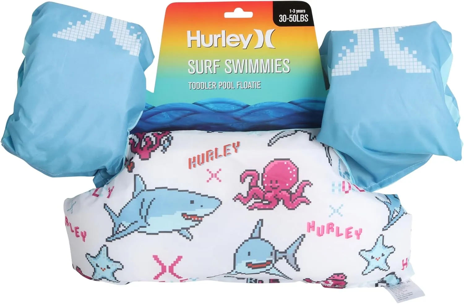 Hurley Kids’ Swim Vest – Learn to Swim Safety Float Vest – Swimming Trainer Jacket – Toddler/Boy/Girl 1-2 Years, 30-50 lbs.